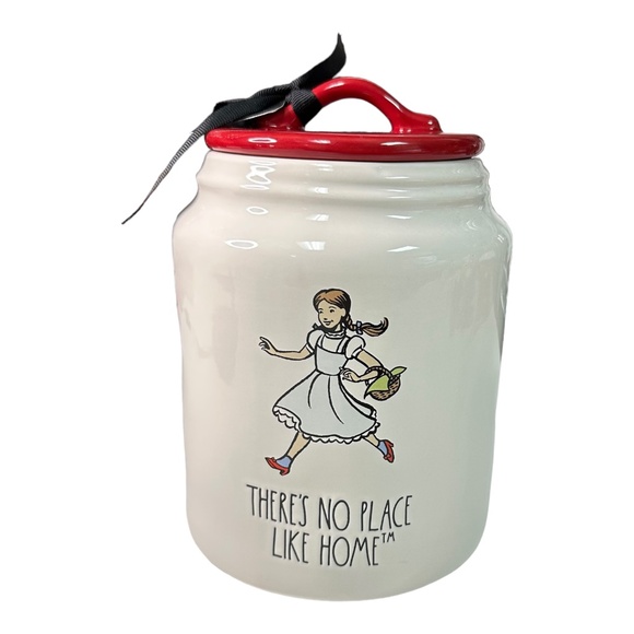 Rae Dunn "THERE'S NO PLACE LIKE HOME" Wizard of Oz Medium Canister - Picture 1 of 1